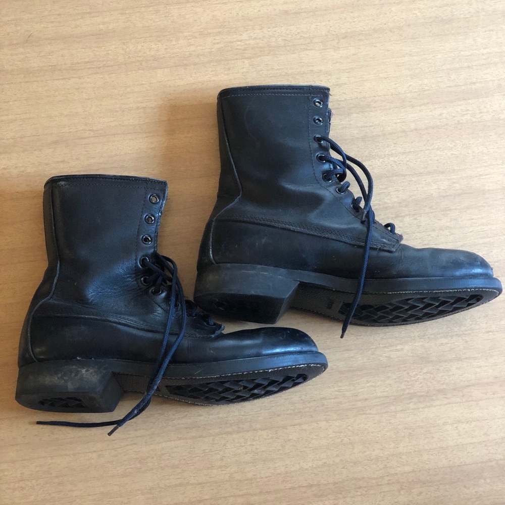 Vintage steel-toe working boots